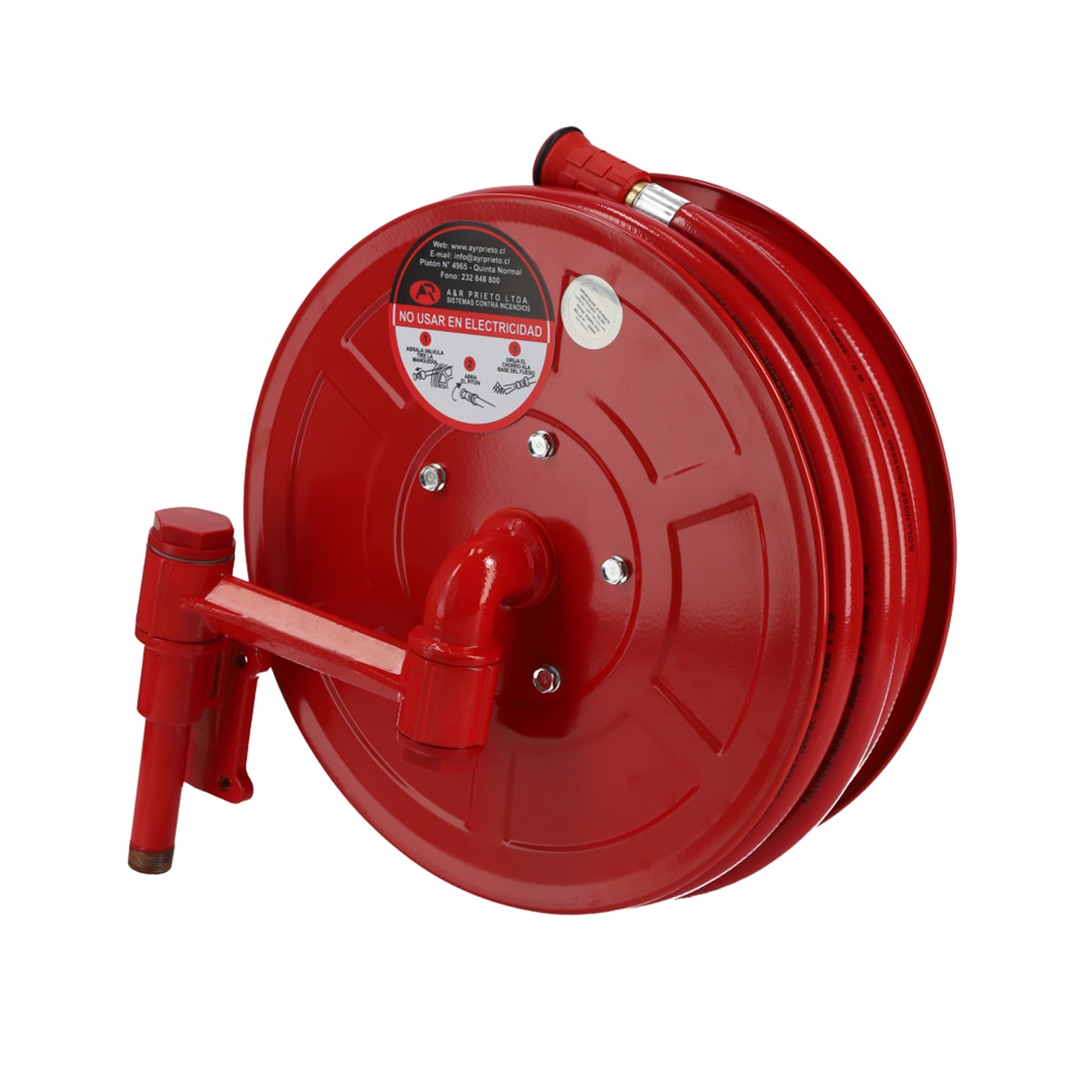 Carrete Ataque Rápido 30 mts abatible tipo Kolling