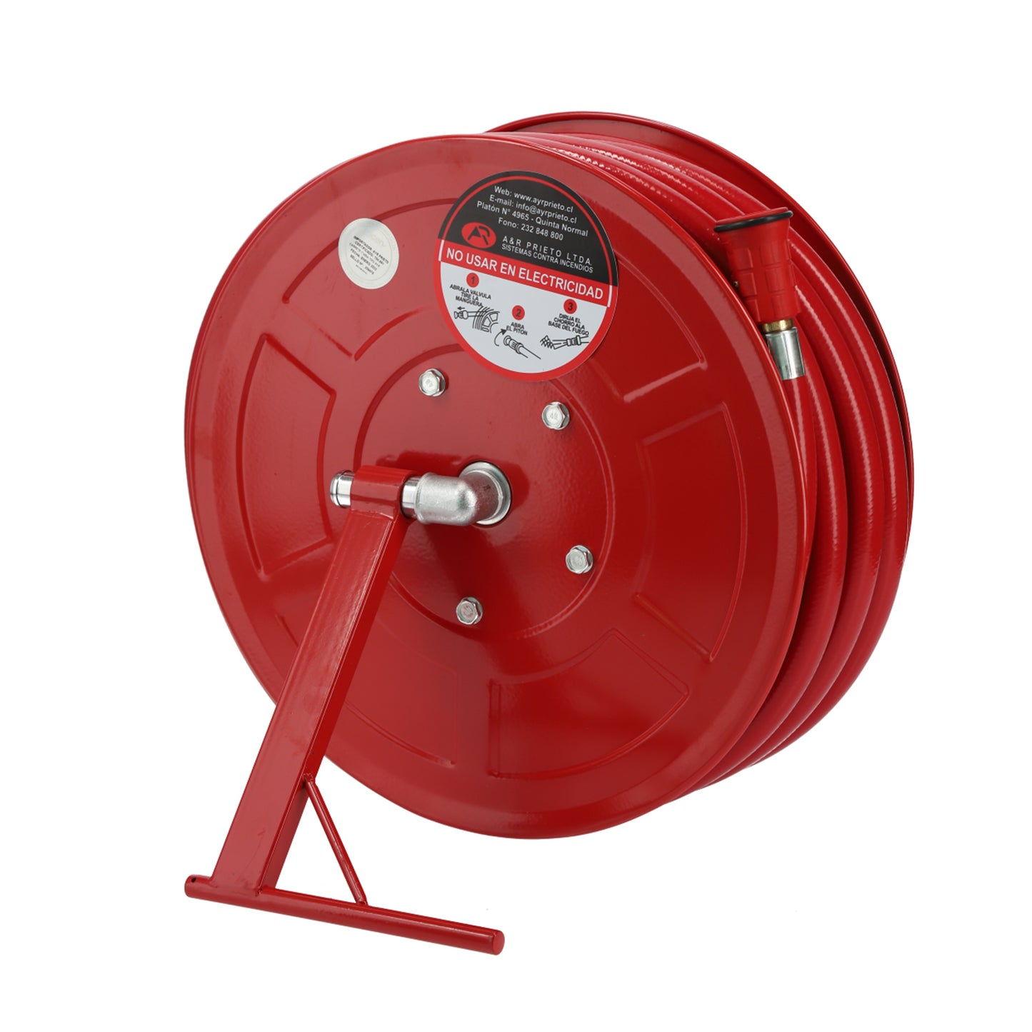 Carrete Ataque Rápido 25 mts abatible tipo Super